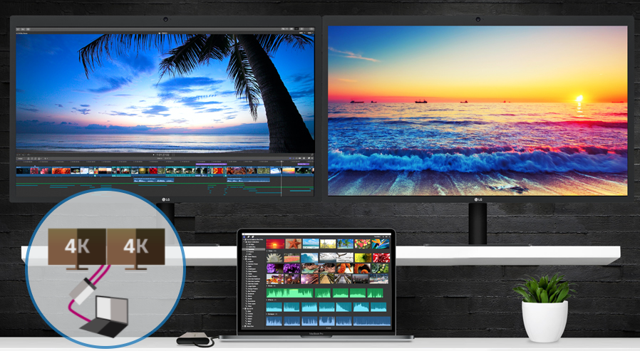 Sonnet Thunderbolt 3 to Dual DisplayPort Adapter Sonnet Thunderbolt 3 to Dual DisplayPort Adapter